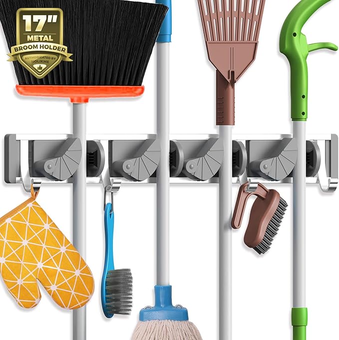 GripMaster™ Tool &amp; Broom Organizer