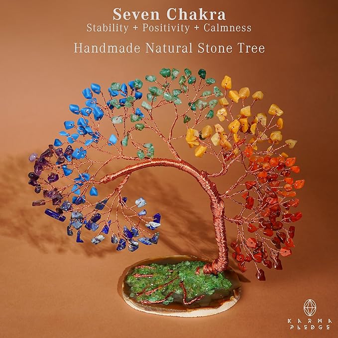 HarmonyBloom™ 7 Chakra Crystal Tree