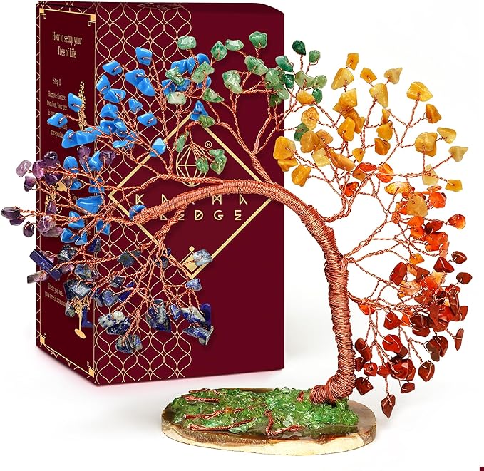 HarmonyBloom™ 7 Chakra Crystal Tree